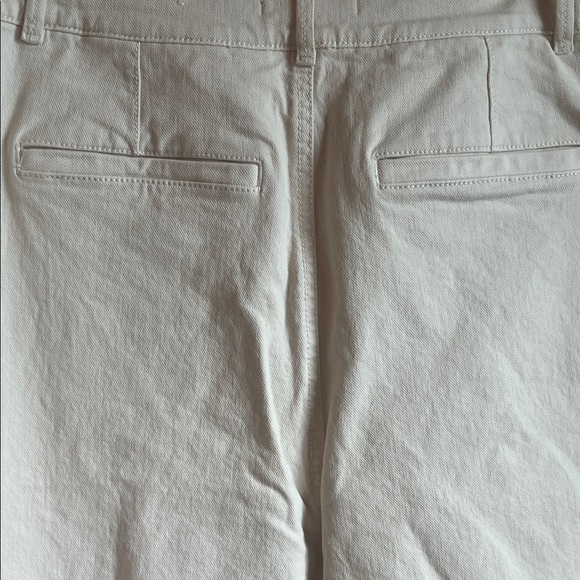 Ann Taylor Cream Wide Leg Jeans - Picture 7 of 7